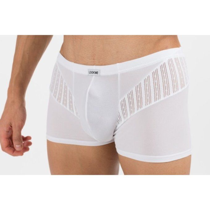 Boxer Trouble blanc confort